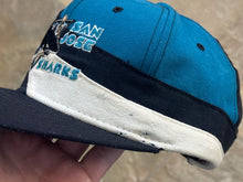 Load image into Gallery viewer, Vintage San Jose Sharks Starter Snapback Hockey Hat