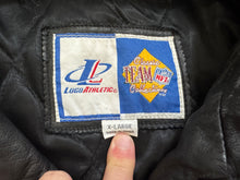 Load image into Gallery viewer, Vintage San Francisco 49ers Logo Athletic Leather Sharktooth Football Jacket, Size XL