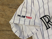 Load image into Gallery viewer, Colorado Rockies Noel Cuevas Game Worn Majestic Baseball Jersey, Size 44, Large