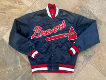 Load image into Gallery viewer, Vintage Atlanta Braves Starter Satin Baseball Jacket, Size Medium