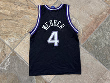 Load image into Gallery viewer, Vintage Sacramento Kings Chris Webber Champion Basketball Jersey, Size Youth Medium, 10-12