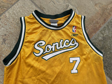 Load image into Gallery viewer, Vintage Seattle SuperSonics Rashard Lewis Reebok Basketball Jersey, Size Youth XL, 18-20