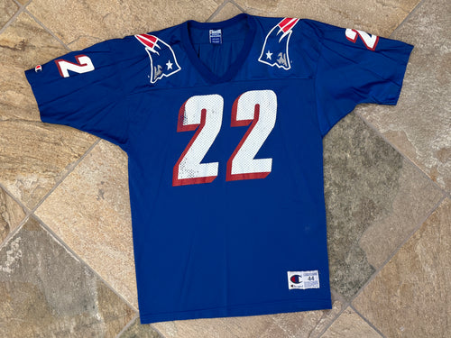 Vintage New England Patriots Dave Meggett Champion Football Jersey, Size 44, Large