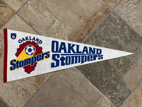 Vintage Oakland Stompers North NASL Soccer Pennant