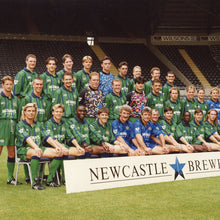 Load image into Gallery viewer, Vintage Newcastle United ASICS Football Soccer Jersey, Size Large