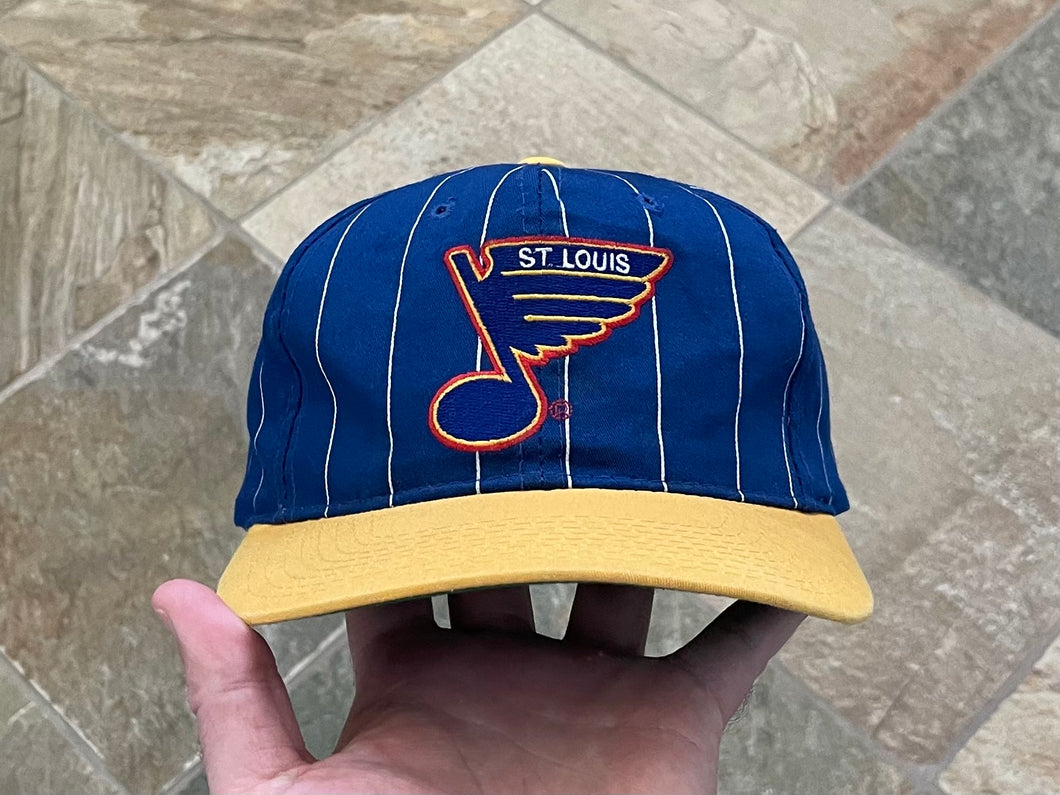 Vintage St. Louis Blues Starter Pinstripe Snapback Hockey Hat