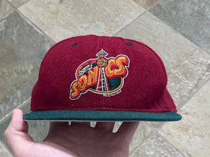 Vintage Seattle SuperSonics New Era Snapback Basketball Hat