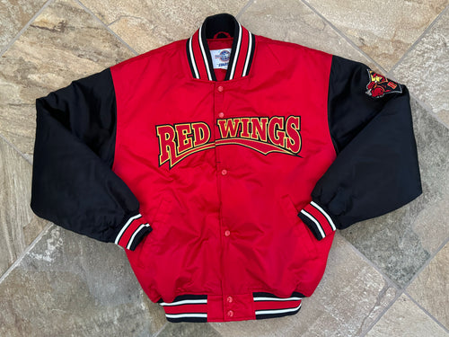Vintage Rochester Red Wings Starter Satin Baseball Jacket, Size Large