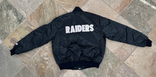 Load image into Gallery viewer, Vintage Los Angeles Raiders Starter Satin Football Jacket, Size XL
