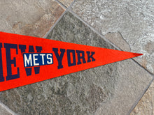 Load image into Gallery viewer, Vintage New York Mets Mr. Met Baseball Pennant