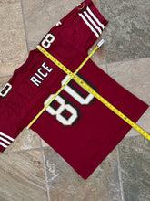 Load image into Gallery viewer, Vintage San Francisco 49ers Jerry Rice Starter Football Jersey, Size Youth Large, 14-16