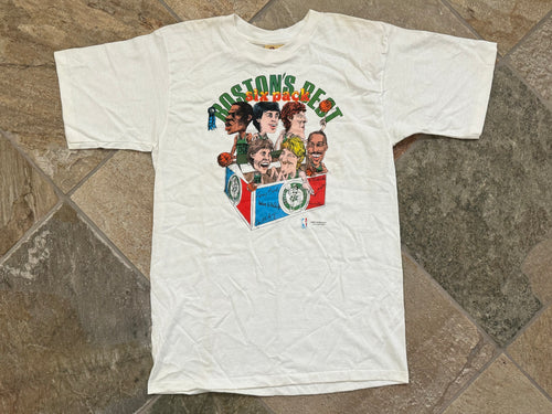 Vintage Boston Celtics Best Six Pack Basketball TShirt, Size Large