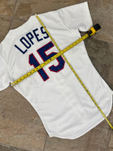 Load image into Gallery viewer, Vintage Texas Rangers Davey Lopes Game Worn Rawlings Baseball Jersey, Size Medium, 42