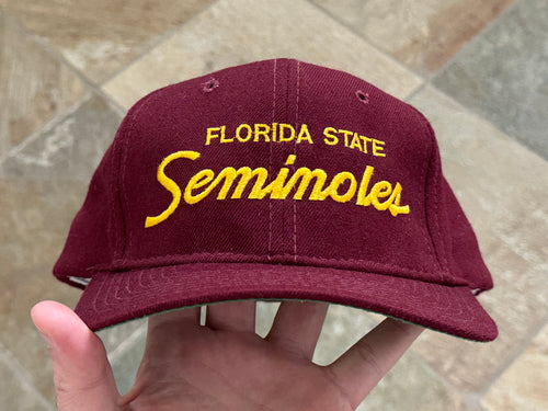 Vintage Florida State Seminoles Sports Specialties Script Snapback College Hat