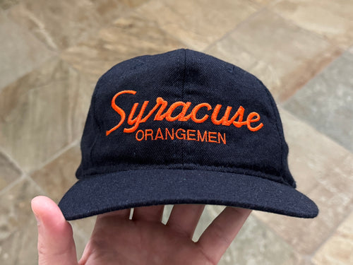 Vintage Syracuse Orangemen Sports Specialties Script Snapback College Hat