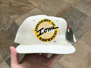 Vintage Iowa Hawkeyes The Game Circle Logo Snapback College Hat