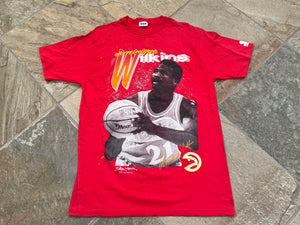Vintage Atlanta Hawks Dominique Wilkins Starter Basketball TShirt, Size Large