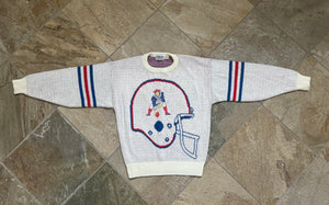 Vintage New England Patriots Cliff Engle Sweater Football Sweatshirt, Size Large