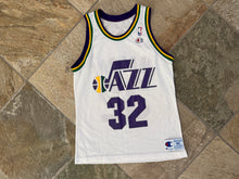Load image into Gallery viewer, Vintage Utah Jazz Karl Malone Champion Basketball Jersey, Size 40, Medium
