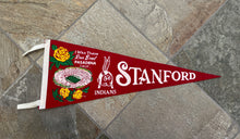 Load image into Gallery viewer, Vintage Stanford Indians Cardinal 1971 Rose Bowl College Football Pennant
