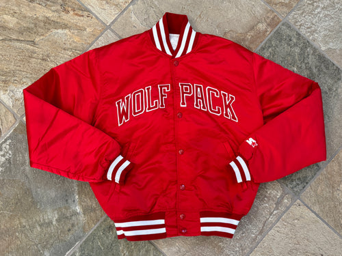 Vintage NC State Wolf Pack Starter Satin College Jacket, Size Large