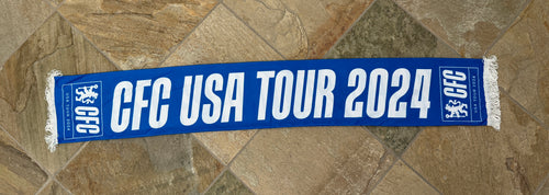 Chelsea F.C. USA Tour 2024 Soccer Football Supporter Scraf ###