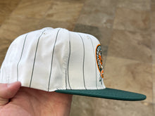 Load image into Gallery viewer, Vintage Miami Hurricanes Starter Pinstripe Snapback College Hat
