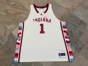 Indiana Hoosiers Black Excellence Adidas College Basketball Jersey, Size XXL