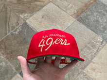 Load image into Gallery viewer, Vintage San Francisco 49ers Sports Specialties Script Snapback Football Hat