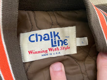 Load image into Gallery viewer, Vintage Cleveland Browns Chalkline Satin Football Jacket, Size Large