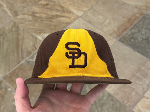 Vintage San Diego Padres New Era Pro Fitted Baseball Hat, Size 7 1/8