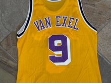 Load image into Gallery viewer, Vintage Los Angeles Lakers Nick Van Excel Champion Basketball Jersey, Size 44, Large