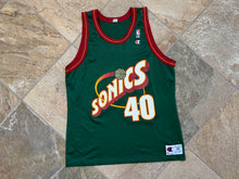Load image into Gallery viewer, Vintage Seattle SuperSonics Shawn Kemp Champion Basketball Jersey, Size 48, XL