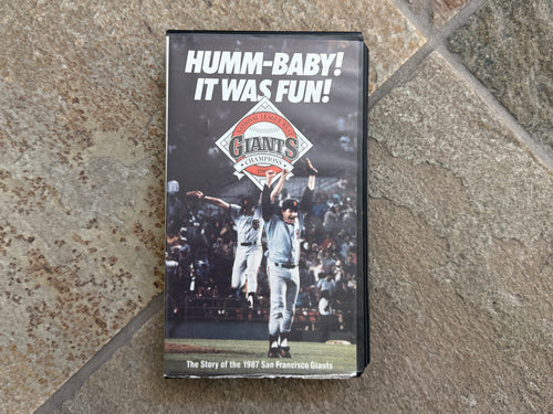 Vintage San Francisco Giants Humm Baby 1987 Baseball VHS ###