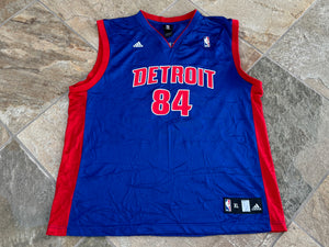 Vintage Detroit Pistons Chris Webber Adidas Basketball Jersey, Size XL