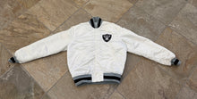Load image into Gallery viewer, Vintage Los Angeles Raiders Starter Satin Football Jacket, Size Medium