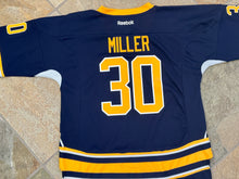 Load image into Gallery viewer, Vintage Buffalo Sabres Ryan Miller Reebok Hockey Jersey, Size Youth L/XL, 18-20