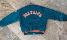 Load image into Gallery viewer, Vintage Miami Dolphins Chalk Line Satin Football Jacket, Size XL