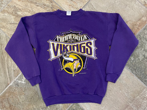 Vintage Minnesota Vikings Competitor Football Sweatshirt, Size Large