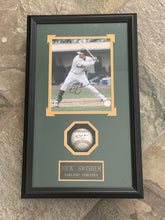 Load image into Gallery viewer, Vintage Oakland Athletics Nick Swisher Autograph photo and baseball ###