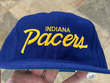 Load image into Gallery viewer, Vintage Indiana Pacers Sports Specialties Script Snapback Basketball Hat