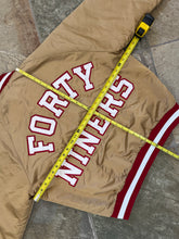 Load image into Gallery viewer, Vintage San Francisco 49ers Chalk Line Satin Football Jacket, Size XL