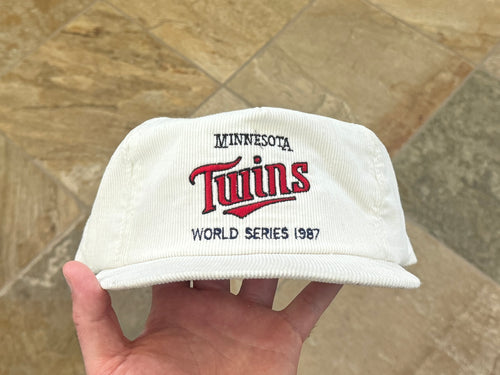 Vintage Minnesota Twins Annco Corduroy Snapback Baseball Hat