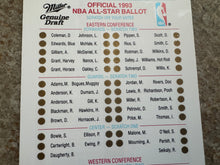 Load image into Gallery viewer, Vintage 1993 NBA All Star Game Golden State Warriors Arena Ballot ###