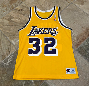 Vintage Los Angeles Lakers Magic Johnson Champion Basketball Jersey, Size 44, Large