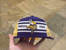 Load image into Gallery viewer, Vintage Minnesota Vikings AJD Superstripe Snapback Football Hat