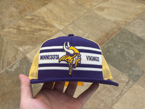 Vintage Minnesota Vikings AJD Superstripe Snapback Football Hat