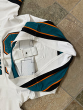 Load image into Gallery viewer, Vintage San Jose Sharks Jamie Baker Reebok Hockey Jersey, Size 52, XXL