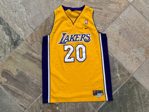 Vintage Los Angeles Lakers Gary Payton Nike Basketball Jersey, Medium