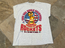 Load image into Gallery viewer, Vintage Houston Rockets Back to Back Champions Starter Basketball TShirt, Size XL